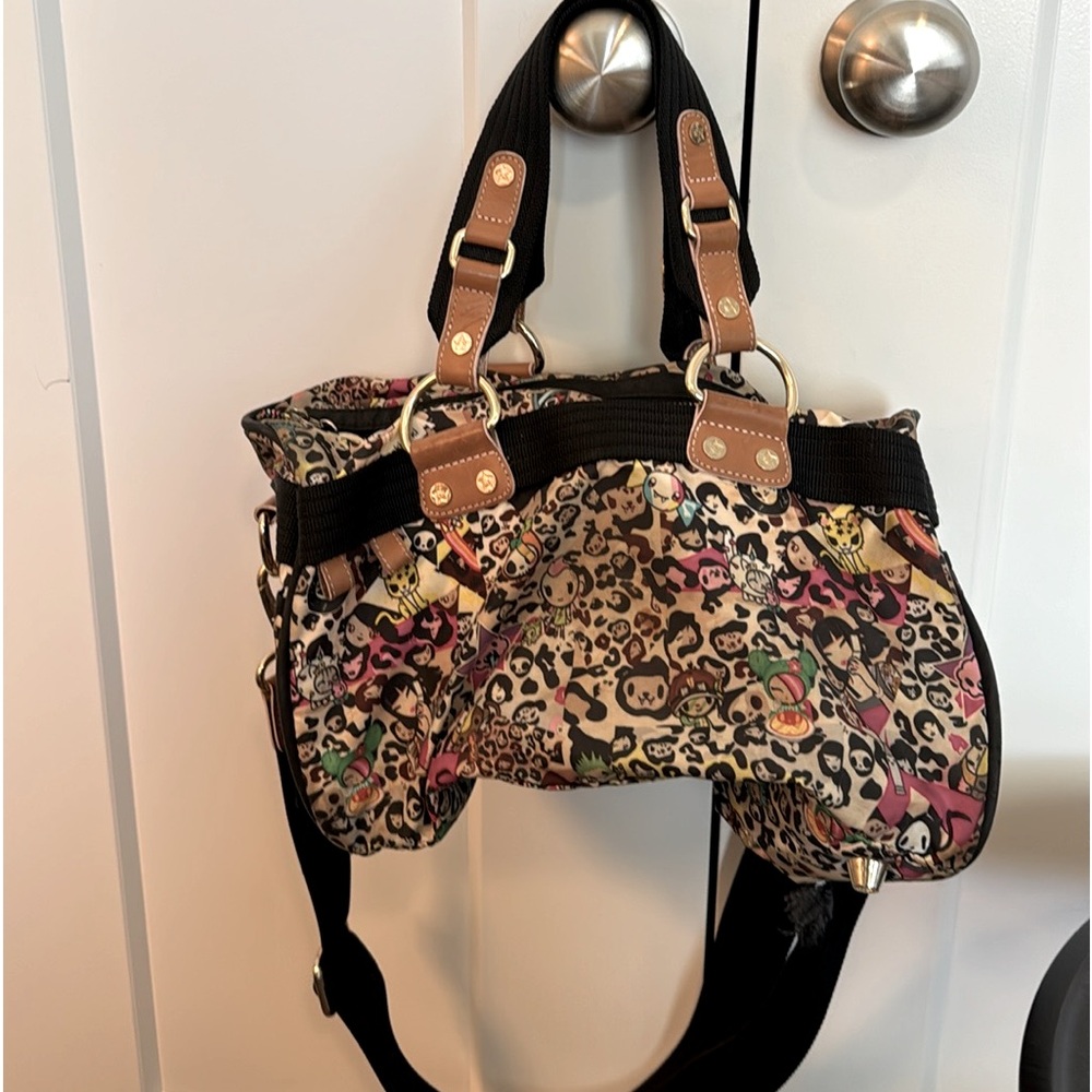 Animal print Tokidoki handle/shoulder bag.